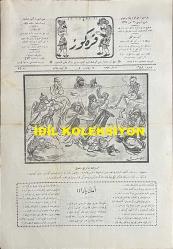 Osmanlıca Karagöz Mizah Dergisi-Gazetesi, Orijinal Dönem Basım, (Ottoman Magazine-Newspaper-Journal Illustré Cara-Gueuz) - 19 Eylül 1923 - Sayı: 1618 - Hicri: 7 Safer 1342 - Rumi: 19 Eylül 1339 - Karikatürist Mehmet Baha'nın Çalışması: Avrupa'nın Bugünkü Vaziyeti 