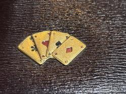 Antika Fransız tarot ve oyun kağıtları orijinal kutusunda