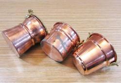 BAKIR MiNi DEKORATİF BaKRaÇLaR.....3 Adet