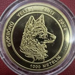 ***EN UYGUN FİYAT*** 1000 Metelik 2024. Büyük Türk Hükümdarları, Metehan. Gökbörü Sertifikalı, Çil, 1000 Adet Proof Baskı