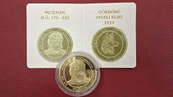 ***EN UYGUN FİYAT*** 1000 Metelik 2024. Büyük Türk Hükümdarları, Metehan. Gökbörü Sertifikalı, Çil, 1000 Adet Proof Baskı