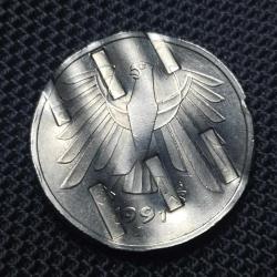 Almanya 5 Mark 1991 İptalli
