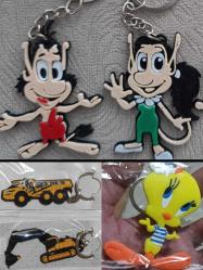 Hugo hugolayn Tweety kepçe kamyon anahtarlık süs set koleksiyon dekor tasarım hediye vintage retro aksesuar nostalji hobi minyatür diorama reklam promosyon