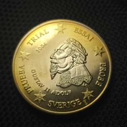 İsveç 50 Euro Cent Specimen 2004
