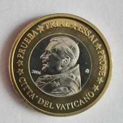SPECIMEN FANTAZİ PARA  VATİKAN 2006   1 EURO