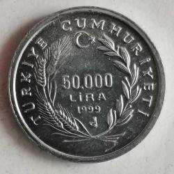 TÜRKİYE 1999  50.000 LİRA  HATIRA  FAO - Gıda Güvenliği