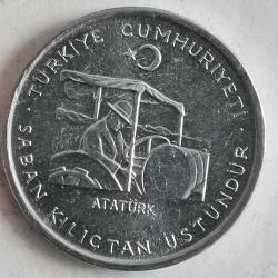 TÜRKİYE 1975  10  KURUŞ   HATIRA  FAO- Tarımsal İlerleme Serisi