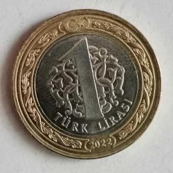 TÜRKİYE  2022    1  LİRA    HATIRA  1915 ÇANAKKALE KÖPRÜSÜ