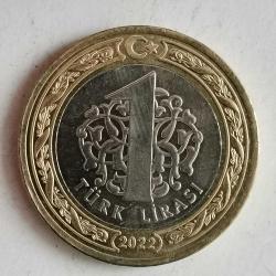 TÜRKİYE  2022    1  LİRA    HATIRA  1915 ÇANAKKALE KÖPRÜSÜ