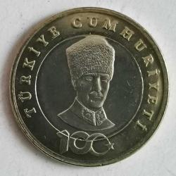 TÜRKİYE  2023    5  LİRA    HATIRA  Cumhuriyetin Kuruluşunun 100. Yılı