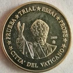 SPECIMEN FANTAZİ PARA  VATİKAN   2009    10   EURO CENT