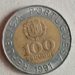 LOT.18 » PORTEKİZ  1991   100 ESCUDOS