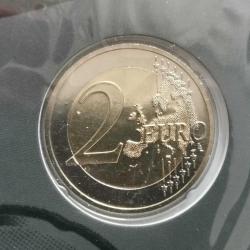 ALMANYA  2015  D    EURO SET   2 ADET  HATIRA 2 EURO  Alman Birleşmesi'nin 25.Yılı  - Alman Devletleri - Hesse SET İÇERİSİNDE  ÇİL