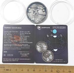 2024 ALİ KUŞCU İSLAM ALİMLERİ SERİSİ 4 GÜMÜŞ 20 TÜRK LİRASI HATIRA PARASI 0529 SERİ NOLU SERTİFİKALI ÇİL ÇOK NADİRDİR