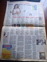 Hürriyet Cumartesi Gazetesi - Turkish Newspaper - 17 Temmuz 1999 - Milli piyango 60 yaşında - 1999 yılında satılan bilet kazı kazan loto sayısı 1 milyar 140 milyon adet - 1999'da satışlardan elde edilen hasılat 109 katrilyon - Nimet Abla fotoğraf - İsrail'den ithal arabeskçi Linet ben şarkıyı gebertirim dedi fotoğraf - Ayşe Arman köşesi - Yataş - internette gazetecilik yazan Serdar Turgut - amatör kaptan olabilirsiniz - belgesel sinemacılar atakta - yelken sporu farklı sektörlerde çalışan iş adamlarını bir araya getirdi - uyuşturucuya bulunan yarış Formula 1 fotoğraf - Sertap Erener'in sevgilisi olarak anılmaktan sıkılan Demir Demirkan kendini ELLE'e anlattı - ÖSS hayatın sonu değil - kablosuz modemler avuç içi bilgisayarlarını dünyaya bağlayacak - sakin yaratılışlı goriller - Playboy orta sayfa güzelleri yarışmasında ilk sırada Petra Verkaik var fotoğraf - Kanal D'de bugün - Okan Bayülgen Zaga - Fenerbahçe kulübü 3. Briç turnuvası - Eurythmics yeni albümünün turnesi