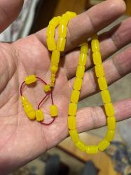 Osmanlı sıkma kehribar tespih habbeden büyük üstat Faruk yağmur usta eseri imzası üzerinde Osmanlı sıkma tespih