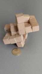 Ahşap Küp, Küp Dizisi Bulmaca Zeka Oyunu KULLANILMIŞ