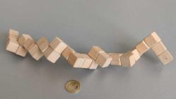 Ahşap Küp, Küp Dizisi Bulmaca Zeka Oyunu KULLANILMIŞ