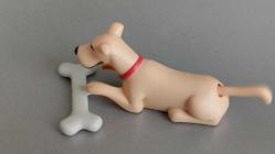 Burger King Oyuncağı 2010, Marmaduke Filmi Köpek Kemik Şeklinde 4 İnç Kuyruk Sallayan KULLANILMIŞ