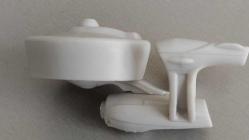 USS Enterprise Star Trek NCC -1701 2009 Burger King Toy Working KULLANILMIŞ