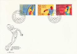 1984 Liechtenstein 84 Los Angeles Olimpiyat Oyunları FDC