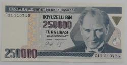 7. EMİSYON 2 ADET 250 BİN LİRA