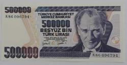 7. EMİSYON 2 ADET  500BİN LİRA