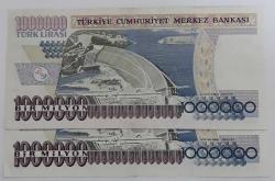 7. EMİSYON 2 ADET 1 MİLYON LİRA