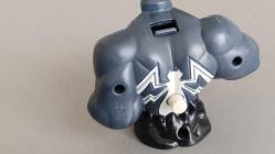 2009 Burger King Çocuk Menüsü Örümcek Adam VENOM Çift Çekim Zehirli Su Fışkırtan Pasta Süsü KULLANILMIŞ