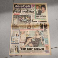 Kelebek Gazetesi - 15 Temmuz 1991 - Elizabeth Taylor, Gamze Tunar