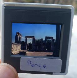 3 ADET PERGE ANTİK KENT DİA FOTOĞRAF LOTU 1990'LAR ÇEKİM KONDİSYON YÜKSEK KOLEKSİYONLUK NADİR  (ş)