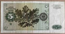 ALMANYA 5 MARK 1980 ÇOK TEMİZ RESİMDEKİ ÜRÜN