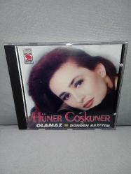 Cd Hüner Coşkuner, Olamaz, Dünden Razıyım. Orijinal 1994 Dönem baskı sarı bandrollü albüm. Disk 10 üzerinden 9.5 sorunsuz çalışıyor koleksiyonluk