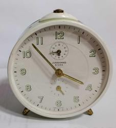 ANTİKA KURMALI ALMAN JUNGHANS MARKA ÇOK NADİR KOLEKSİYONLUK MASA SAATİ FAAL ÇALIŞIR DURUMDA