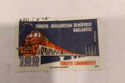 PUL - Türkiye - Bulgaristan Demiryolu Bağlantısı (1971, 100 Kuruş)