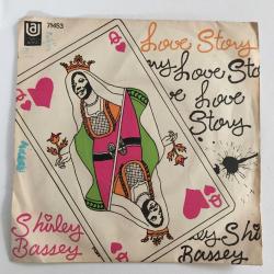 Shirley Bassey / Love Story - For the Love of Him / Turkey 1971 / 45'lik / *Soundtrack, Pop*