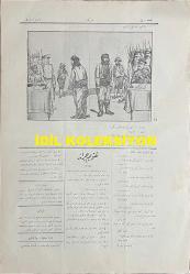 Osmanlıca Karagöz Mizah Dergisi-Gazetesi, Orijinal Dönem Basım, (Ottoman Magazine-Newspaper-Journal Illustré Kara-Gueuz) - 16 Nisan 1913 - Sayı: 508 - Hicri: 9 Cemaziyelevvel 1331 - Rumi: 3 Nisan 1329 - Karikatürist Ali Fuat Bey'in Çalışması: 