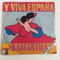 Samantha / Y Viva Espana - Nuestra Historia / Turkey 1975 / 45'lik / *Pop* / ''Yaşa Fenerbahçe''