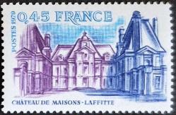 +++ FRANSA MİMARİ ,  MAISONS-LAFFITTE ŞATOSU       1979     - DAMGASIZ