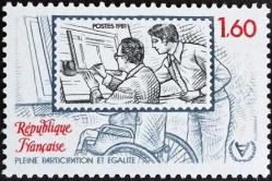 +++ FRANSA ULUSLARARASI ENGELLİLER YILI        1981     - DAMGASIZ