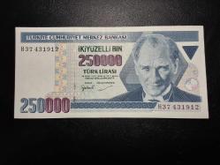 7. EMİSYON 250 BİN TÜRK LİRASI H 37 431912  ÇİL TCB 0529