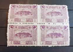 1922 TBMM meclis serisi 1096 4 lü blok MNH