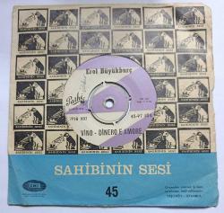 EROL BÜYÜKBURÇ ,AĞLARIM-VİNO DİNERO E AMORE 45 DEVİR LİK  ( 45 LİK) PLAK  10/8 KONDİSYONDA