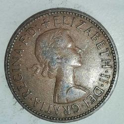 İNGİLTERE 1964    HALF  PENNY