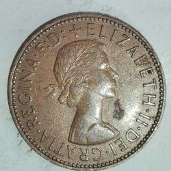 İNGİLTERE 1964    HALF  PENNY