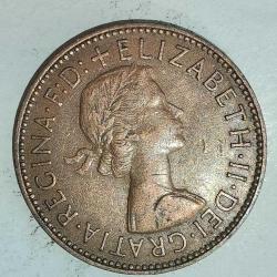 İNGİLTERE 1965    HALF  PENNY