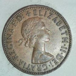 İNGİLTERE 1965    HALF  PENNY