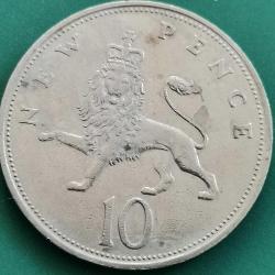 İNGİLTERE  1968  10   PENCE