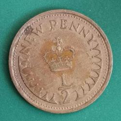 İNGİLTERE  1978   1/2  PENNY