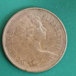 İNGİLTERE  1978   1/2  PENNY